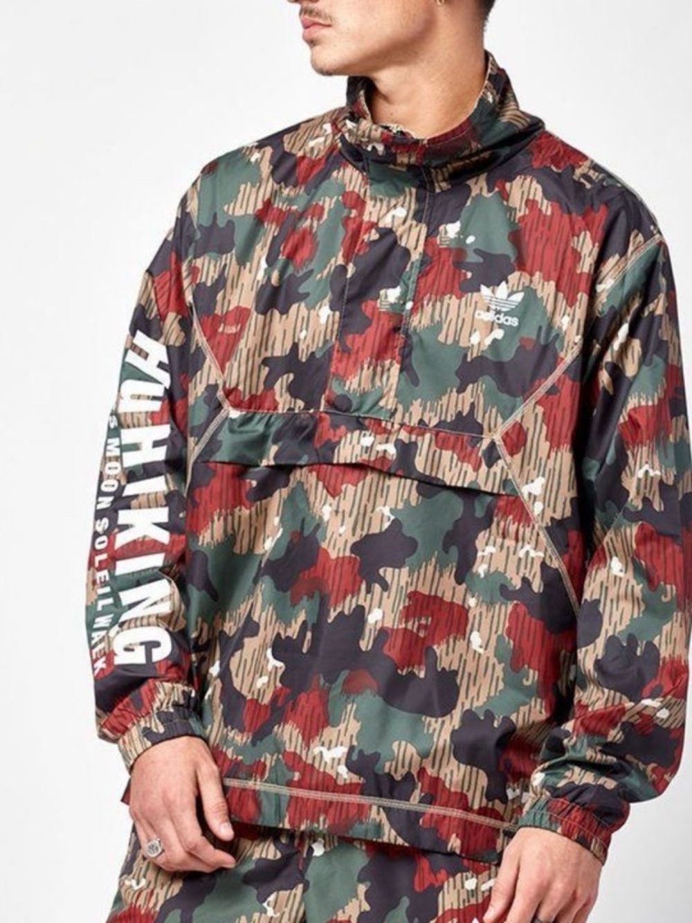 adidas x Pharrell Williams Hu Hiking
Camo Windbreaker
